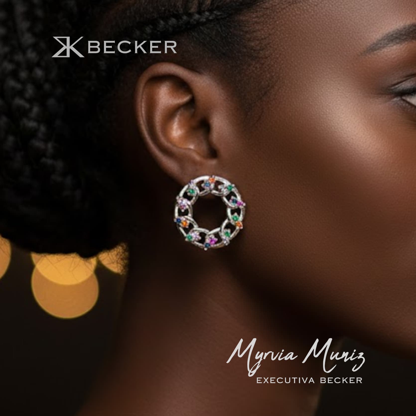 BRINCO CIRCULAR CORRENTE PONTO DE LUZ COLORIDO PRATA